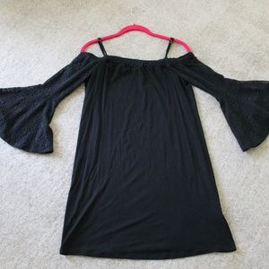 Ella Moss black knit dress